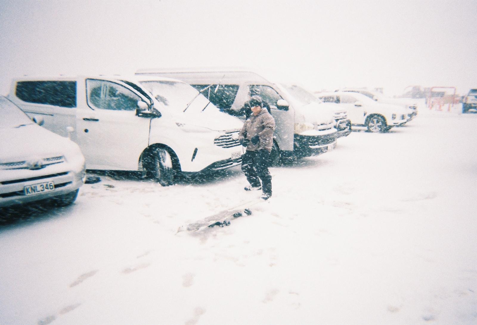 Snowing at the top of Cardrona